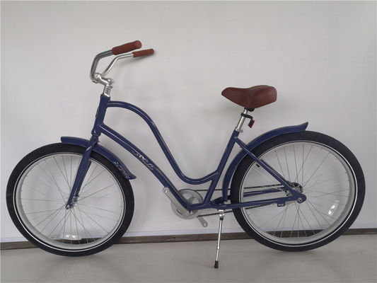 Coaster Brake 26 polegadas Single Speed Hybrid Unisex Beach Cruiser Bike com 26 * 2.35 Pneus
