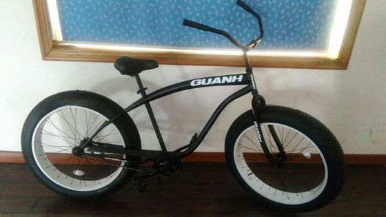 26&quot; Fat Bike com sela de couro e moldura de alumínio o seu companheiro ideal ao ar livre