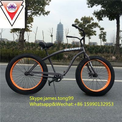 Fat Beach Cruiser Bike com pneus de neve de 26 polegadas e moldura de liga de alumínio em 2015