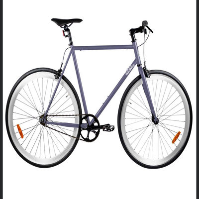 60cm Estrutura de aço Fixie Fixed Gear Bike Promax Duplo V Freio 700c Single Speed Track