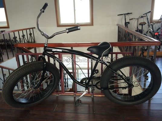 Fat Beach Cruiser Bike com pneus de neve de 26 polegadas e moldura de liga de alumínio em 2015