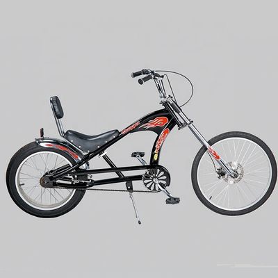 Peso bruto 38 kg 24 polegadas de helicóptero bicicleta com engrenagens de velocidade única e quadro longo