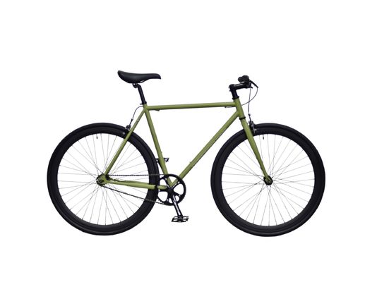 58cm 60cm Cadro Branco Red Rim 700c Single Speed Fixie Fixed Gear Bike Duplo V Brake
