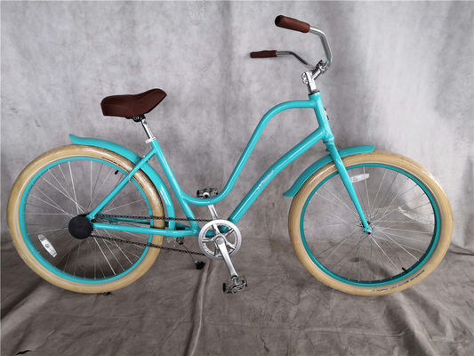 26x3 polegadas Unisex Step Through Aluminum Frame 3 Speed Beach Cruiser Bike para alugar nos EUA