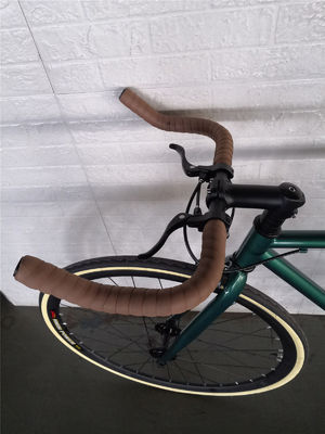 Double V Brake 700c Bullhorn Handle Bar Fixed Gear Bike para Adultos Retro Vintage Classic