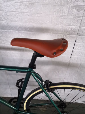 Double V Brake 700c Bullhorn Handle Bar Fixed Gear Bike para Adultos Retro Vintage Classic