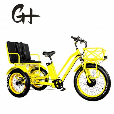 24 &quot;triciclo elétrico Etrike com motor de 750W e bateria de lítio de 21AH 40KM / H velocidade máxima