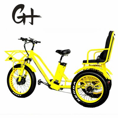 24 &quot;triciclo elétrico Etrike com motor de 750W e bateria de lítio de 21AH 40KM / H velocidade máxima