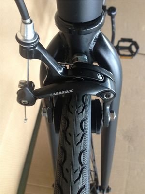 Custom Matt Black Fixie Bike Frame para Adultos 700C Single Speed Urban Fitness Cruiser