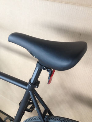 Custom Matt Black Fixie Bike Frame para Adultos 700C Single Speed Urban Fitness Cruiser