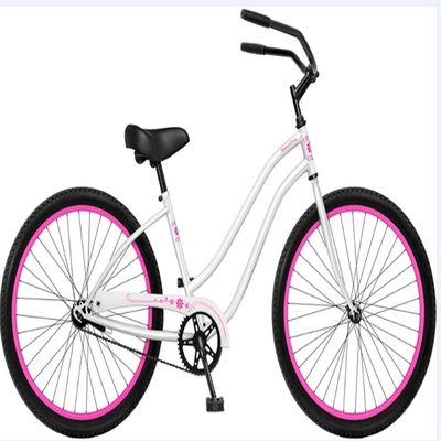 KMC Chain Cores pretas Urban Lady Single Speed Mulheres Beach Cruiser Bike para passeios descontraídos