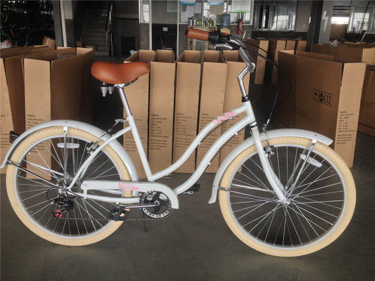 KMC Chain Cores pretas Urban Lady Single Speed Mulheres Beach Cruiser Bike para passeios descontraídos