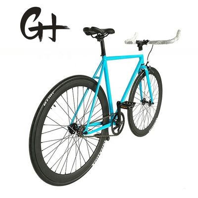 Bicicleta de engrenagem fixa de velocidade única com estrutura de aço Hi-Ten certificada pelo CE para o mercado americano