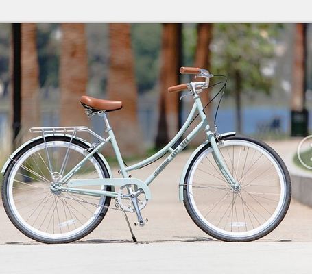 Vintage City Bike com engrenagens de 3 velocidades e Alumínio de liga V Freio Peso Bruto 16kg