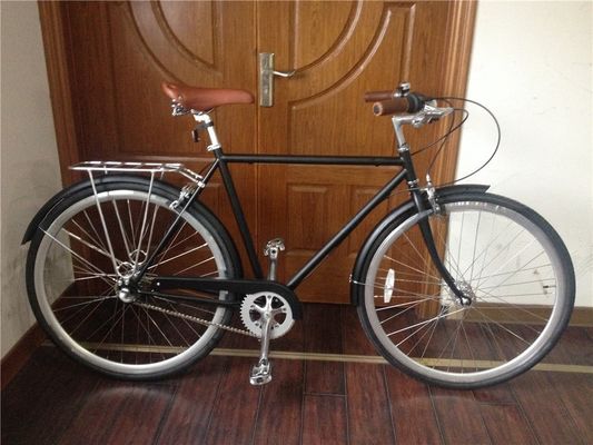 Vintage City Bike com engrenagens de 3 velocidades e Alumínio de liga V Freio Peso Bruto 16kg