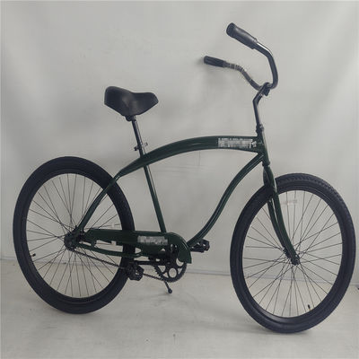 150 kg Capacidade de carga Bicicleta de cruzeiro feminina de velocidade única Bicicleta de praia urbana de 26 polegadas