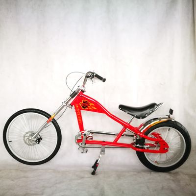 24&quot; V Brake/ Disc Brakes 4.0 Pneus Single Speed Chopper Bike para o mercado americano