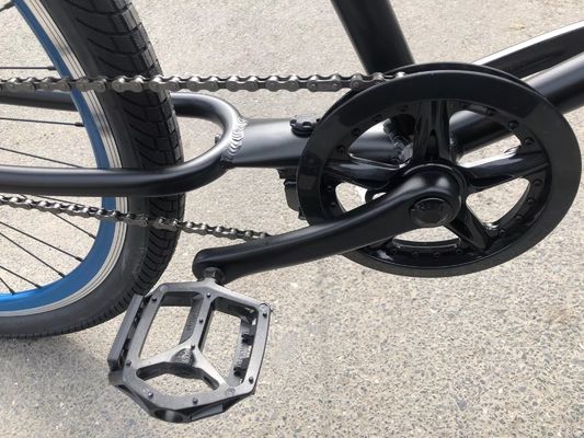 7 Speed City Bike com pneu sólido de 24 polegadas e material de borda de alumínio Design dobrável