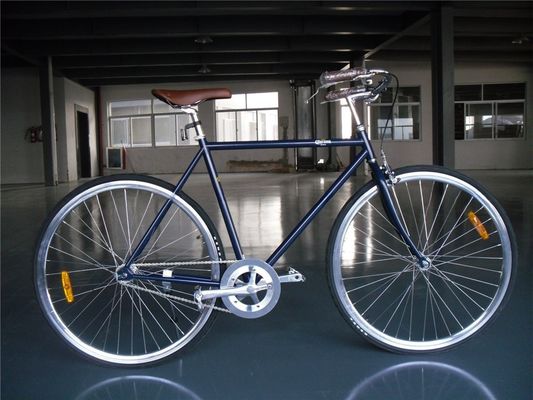 Lasco Adult Men Single Speed Retro Bike Vintage 4130 City Bikes Bicicletas híbridas de cromoly 700 * 25C