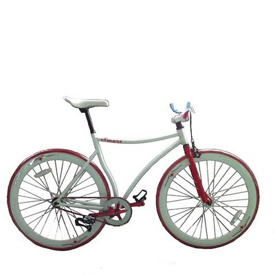 Customizado CE Hi-Ten Steel Frame 700C Single Speed Fixed Gear Bike para meninos