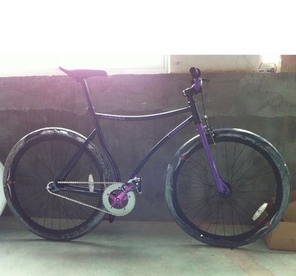 Customizado CE Hi-Ten Steel Frame 700C Single Speed Fixed Gear Bike para meninos