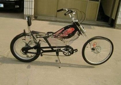 Bicicleta de chopper de 24&quot; personalizável com peso brilhante de 25KGS em qualquer cor