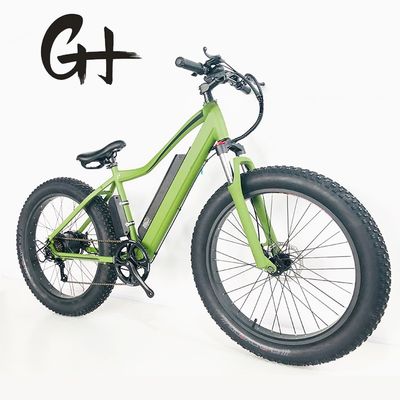 Mercado dos EUA 26 &quot;4,0 pneus gordos bicicleta elétrica com 48V 500W fonte de alimentação e 7 velocidades