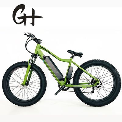 Mercado dos EUA 26 &quot;4,0 pneus gordos bicicleta elétrica com 48V 500W fonte de alimentação e 7 velocidades