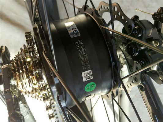 26*4.0 polegadas Fat Tire Electric Beach Cruiser Bicicleta Alimentada por bateria de lítio de 17 Ah