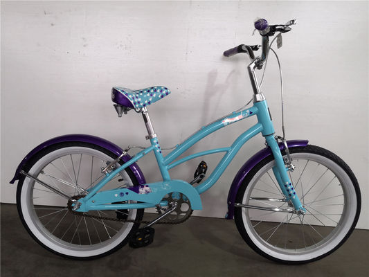Jetta Pink Girls 20&quot; Beach Cruiser Bike Peso bruto 11kg Leve e durável 9kg