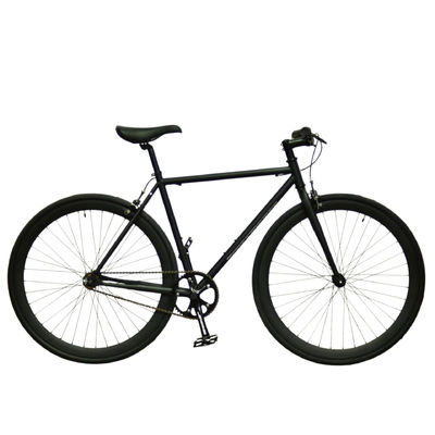 Quando Hub Cor preta Personalizar 700x28C Estrutura de aço Vintage Fixie Bicicleta de engrenagem fixa