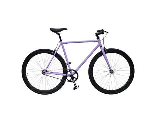 Quando Hub Cor preta Personalizar 700x28C Estrutura de aço Vintage Fixie Bicicleta de engrenagem fixa