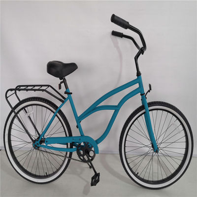 Pedal freio 26" 1 velocidade aluguer de homens conforto single gear fitness bicicletas cruzeiro de praia