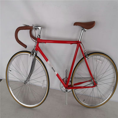 700C Single Speed Chromoly Frame Bike Retro Fixie para ciclistas adultos na Europa e EUA