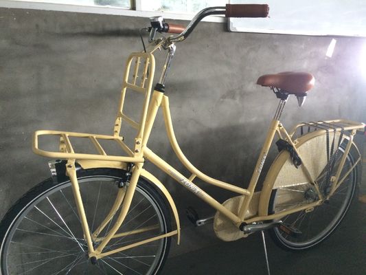 28 polegadas Old Man City Bike Classic Dutch Bike com estrutura de aço e freio duplo V