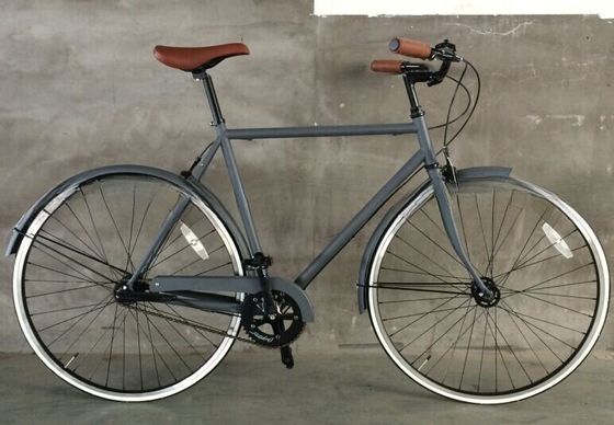 Almofada de alumínio Peso bruto 14,0 kg Estilo Vintage Bicicleta clássica Bicicleta 700C para benefício