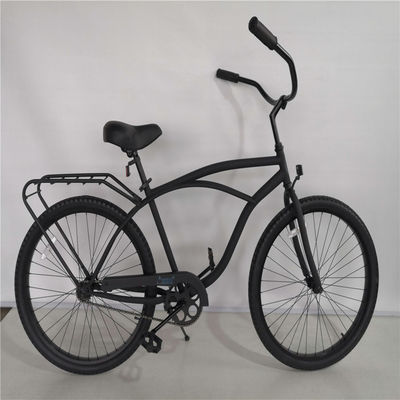 Fenda de Alumínio de Ligação de Velocidade Única Homens Adultos Beach Cruiser Bike 26 Inch Aluguel Pronto