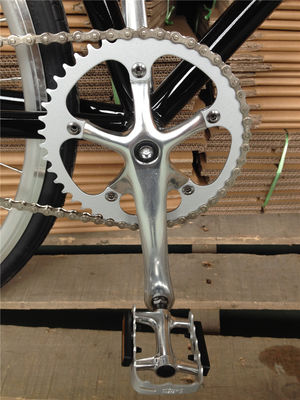 Bicicleta Vintage de engrenagem fixa para corridas de estrada para adultos 2023 Wellgo Pedal Lasco Crank Set