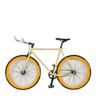 700C Hi-Ten Frame de aço de parede dupla 43MM Alumínio RIM Single Speed Track Fixed Gear Bike