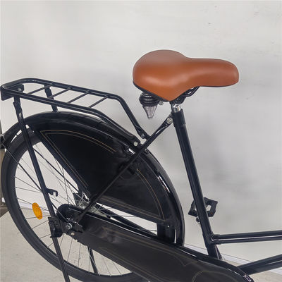Single Speed 28 Inches Vintage Classic Black Lady Oma Holland City Cruiser Dutch Bike Bicicleta para Mulheres