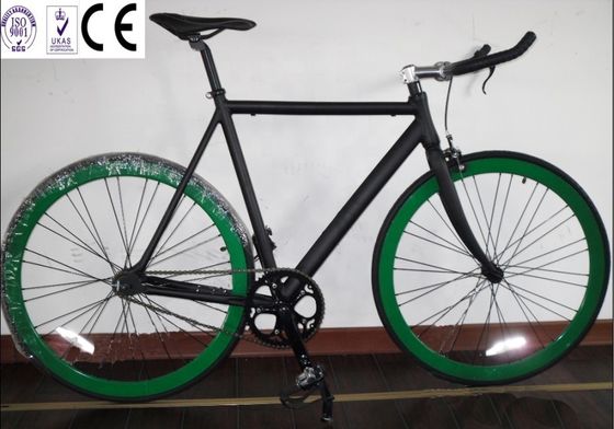 USA CE Track Fixie Bike 700C Frame de alumínio OEM Single Speed com tronco de liga de alumínio