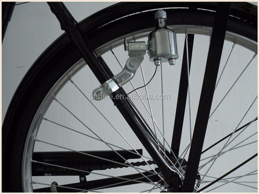 Bicicleta holandesa de estilo clássico para homens com freio de montanha-russa e tipo de pedal comum