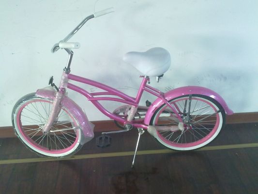 20&quot; Single Speed Coaster Brake Rosa Logotipo OEM Americano Mini Kid Small Frame CE Girl Beach Cruiser Bicicleta