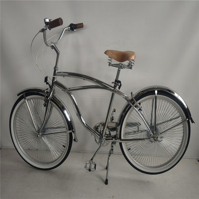 26 polegadas Alumínio Cadro Homens Adultos Beach Cruiser Bike com 7 velocidades Shimano Derailleur
