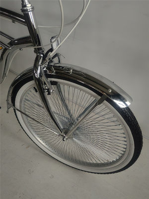 26 polegadas Alumínio Cadro Homens Adultos Beach Cruiser Bike com 7 velocidades Shimano Derailleur
