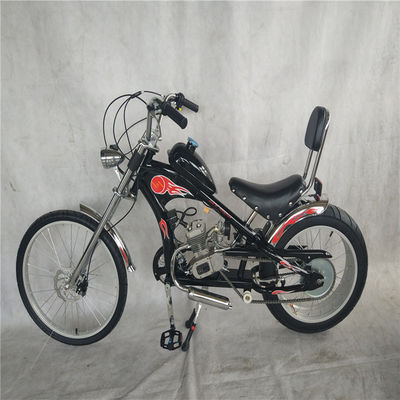 Velocidade máxima 40 km/h Motor de gasolina motorizado de 80cc, para helicópteros e bicicletas de 2 tempos