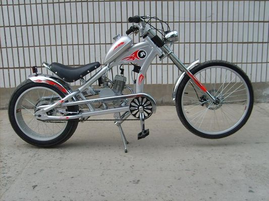 Velocidade máxima 40 km/h Motor de gasolina motorizado de 80cc, para helicópteros e bicicletas de 2 tempos