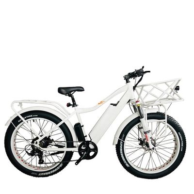 26&quot; 4.0 Big Snow Fat Tire Bike elétrica com travagem a disco e 1000W 48V 17AH Motor BaFang traseiro