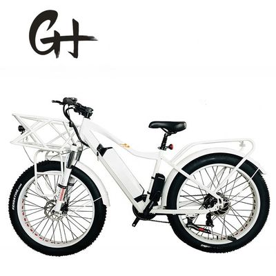 26&quot; 4.0 Big Snow Fat Tire Bike elétrica com travagem a disco e 1000W 48V 17AH Motor BaFang traseiro