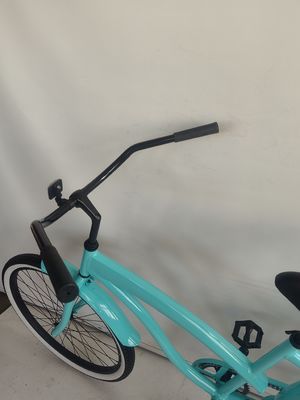 26&quot; Frame de Alumínio Single Gear Híbrido Mulheres Beach Cruiser Bike 2024 Não amortecedor traseiro
